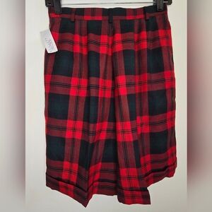 Talbots Petites Women's Vintage Plaid Shorts